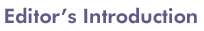 Editor's Introduction