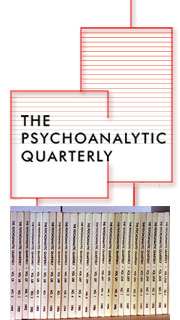 The Psychoanalytic Quarterly Table of
                        Contents gif.